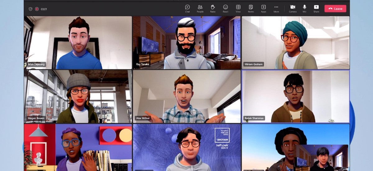 Des avatars pour Microsoft Teams